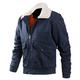 Orgrul Men's Quilted Jacket in Down Look, Outdoor Jacket, Great Transition & Winter Jacket, 100% Padding 1132, darkblue, XXXXXL