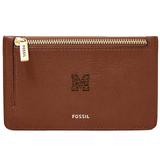 Women's Fossil Brown Memphis Tigers Leather Logan Card Case