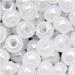 Czech Seed Beads 6/0 White Pearl (1 ounce)