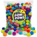 Pom Poms Color Sorting in Bright & Bold Assorted Colors Craft Pom Pom Balls Pompoms for Crafts Pom Pom for Crafts 250 Pcs 1 Inch