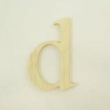 Package of 1 8 Inch X 1 Thickness Baltic Birch Wood Letter d in The Times New Roman Font Thick Lower Case for Art & Craft Project Made in USA