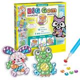 Creativity for Kids Big Gem Diamond Painting Woodland- Child Beginner Craft Kit for Boys and Girls