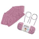 Bernat Poncho Pullover Knitting Kit 3 Pieces