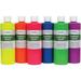 Handy Art Tempera Paint Pint Fluorescent 6-Color Set