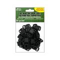 Pepperell Parachute Cord Buckle 12mm Black 30pc