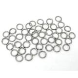 Sexy Sparkles 800 Pcs Silver Tone Open Jump Rings Alloy 7mm