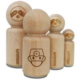 Occupation Medical Doctor Surgeon Icon Rubber Stamp for Scrapbooking Crafting Stamping - Mini 1/2 Inch