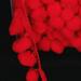 The Ribbon People Red Flamingo Pom-Poms Craft Trim .875 x 22 Yards