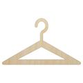 Clothes Hanger Laundry Wood Shape Unfinished Piece Cutout Craft DIY Projects - 6.25 Inch Size - 1/8 Inch Thick