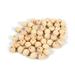 50Pcs 20mm Unpainted Round Wooden Beads for Decorating/Crafting with kids Jewelry Making Findings DIY