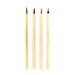 Royal & Langnickel - 4pc Zip N Close Bamboo Artist Paint Brush Set