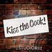 Kiss the Cook - Word Stencil - 10 x 4 - STCL1339_3 by StudioR12