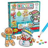 Creativity for Kids Big Gem Diamond Painting Holiday Kit Christmas Crafts for Kids Ages 6-8+