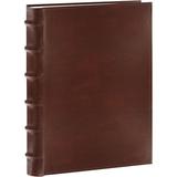 Pioneer Photo Albums Leather Bookbound 300 Pkt 4x6 Photo Album Brown