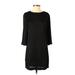 Forever 21 Casual Dress - Shift: Black Print Dresses - Women's Size X-Small