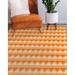 Orange 48 x 0.08 in Area Rug - Corrigan Studio® DEW DROPS Area Rug By Becky Bailey Polyester | 48 W x 0.08 D in | Wayfair