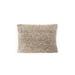 Textured Taupe Down Alternative Pillow 14x20 - Anaya Home P-65PI