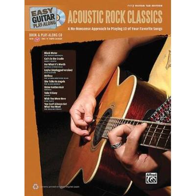 Easy Guitar Playalong Acoustic Guitar Classics Book And Cd Easy Playalong
