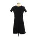 Trafaluc by Zara Casual Dress - A-Line: Black Solid Dresses - Women's Size Small