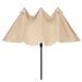 15 x 9 FT Double-Sided Rectangular Outdoor Twin Patio Market Umbrella
