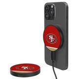 San Francisco 49ers 10-Watt Stripe Design Wireless Magnetic Charger