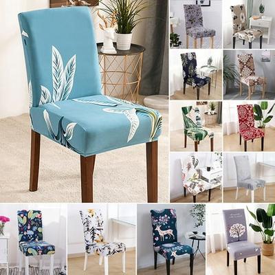 Dining Room Banquet Stretch Seat Spandex Decor Chair Cover Party Wedding Home US 