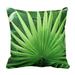 WOPOP Green Foliage Tropical Leaves Windmill Palm Dark Fronds Pillowcase Cover 20x20 inch