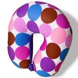 Bookishbunny Ultralight Micro Beads U Shaped Neck Pillow Travel Head Cervical Support Cushion Purple Circle