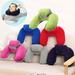 Inflatable Soft Car Travel Head Neck Rest Air Cushion U Pillow Sleep Cushion USA