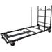 Lorell Blow Mold Rectangular Table Trolley Cart - Steel - 30" X 45.3" X 75.9" -