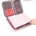 Musuos 1pc Family Travel Passport Wallet Document Organizer Holder Pouch Case Large Bag