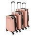 3-in-1 Trolley Case Portable ABS Trolley Case Rugged And Durable Travel Case 20" / 24" / 28" Trolley Case Rose Gold