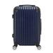 Large Luggage Bags for Travel, PKWQ863NY 20 inch Waterproof Spinner Suitcase for Women, Nary Blue ABS Trolley Carry On Big Suitcases for Traveling