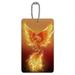 Phoenix Rising from the Flames Luggage Card Suitcase Carry-On ID Tag