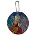 Farscape Crew Zhaan and Ka D'Argo Aliens Round Wood Luggage Card Suitcase Carry-On ID Tag