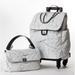 MKF Collection by Mia K. Norva 2 Pc Set Roller Lightweight Luggage & Handbag