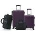 Elite Luggage Curious 4-Piece Luggage Set, Purple