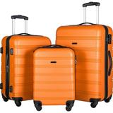 Hommoo Lightweight Expandable Luggage with Spinner Wheels, TSA Lock, 3-Piece Set (20" /24" /28")