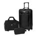 Travelers Club 3 pc. Euro Carry-on Luggage Set - Black