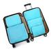 ASCZOV 5Pcs Travel Suitcase Polyester Storage Bag Set Luggage Packing Clothes Organiser