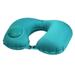 SANWOOD U-shaped Pillow,U-shaped Inflatable Foldable Neck Pillow for Office Nap Home Car Travel Airplane