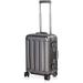 Travelking Aluminum Luggage Carry On Spinner Hard Shell Suitcase Lightweight Metal Suitcases (Grey, 20 Inch)