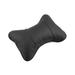 SNEDIY Universal Solid Bone Shape Headrest Pillow Breathable PU Leather Cloth Car Head Neck Rest Cushion Auto Interior Accessories