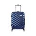 Luggage Tech Monaco Polycarbonate 4-Wheel Spinner Luggage, Blue (HLGC3018NV20-88)