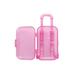 Mini Trunk Plastic 18cm Doll Luggage Case Travel Suitcase Trolley Doll Accessories Kids Toy