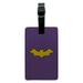 Batman Batgirl Logo Rectangle Leather Luggage Card Suitcase Carry-On ID Tag