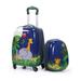 Tomshine 2Pc Kids Luggage Suitcase Set with Backpack School Travel Trolley