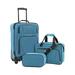 Travelers Club 3PC Expandable 4-Wheel Carry-On Set