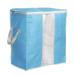 16 Gal Capacity Clothes Storage Bag Organizer with Reinforced Handle Fabric Strong Zipper Space Saver for Clothes, Quilts, Blankets, Bedding Foldable Breathable