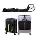 Luggage Hook Strap,J Hook for add a Bag Luggage,Multi Adjustment Bag Strap Hook with Hands Free(Black-Large Size)